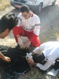 دو کشته در تصادف پیکان وانت با کامیون در زنجان