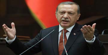 اردوغان: کوبانی در آستانه سقوط است/ عملیات زمینی برای از بین بردن "داعش" ضروری است