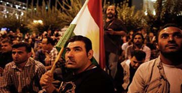 تظاهرات هزاران معترض کرد در اروپا علیه "داعش"