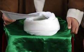 عمامه گذاری طلاب مدرسه علمیه حقانی