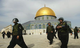 تظاهرات فلسطینیان در حمایت از مسجدالاقصی