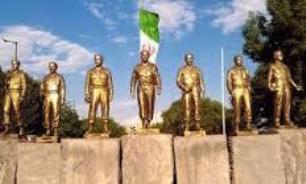 رونمایی از سردیس شش سردار شهید دوران دفاع مقدس در شهرکرد