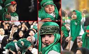 برگزاری همایش شیرخوارگان حسینی در بارگاه ملکوتی ثامن الحجج (ع )