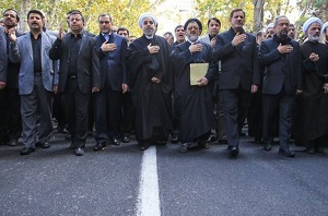 سینه زنی رییس جمهور