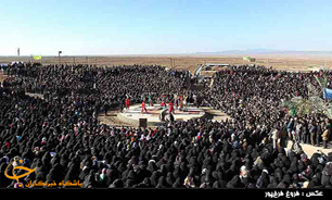 گزارش تصویری ازمراسم تعزیه خوانی در روستای فدیشه نیشابور با قدمت چند صد ساله