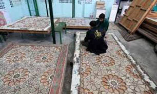 ساخت صندوق‌هاي داخل ضريح‌هاي مطهر امامين کاظمين(ع) در مشهد