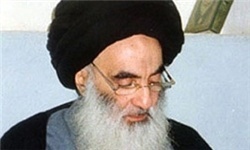 آیت الله سیستانی:حضور سردار سلیمانی برای دفاع از اماکن مقدس است