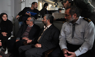 بازدید "محمد احسانی" از پشت صحنه فیلم "لطیفی"