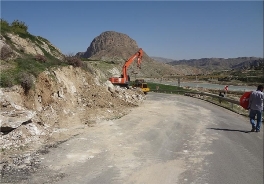 حذف پیچ حادثه خیز محور ارتباطی شهرکرد به خوزستان