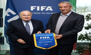 تبریک و تقدیر بلاتر از فدراسیون فوتبال ایران