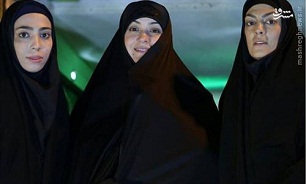ورزشکارانی که با چرخنده چادری شدند + عکس