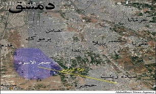درگیری در سه کیلومتری حرم زینب(س) + نقشه