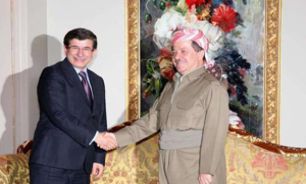 دیدار رئیس حکومت اقلیم کردستان با نخست وزیر ترکیه‎