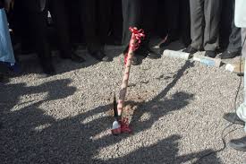 کلنگ زنی مدرسه ۶ کلاسه در بخش مرزی آشار شهرستان مهرستان