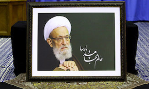 مراسم چهلم آیت‌الله مهدوی کنی در مشهد
