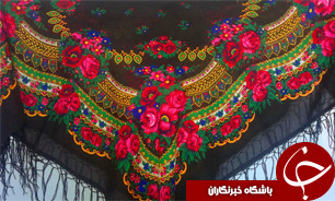 نقوش روسریهای ترکمن الهام گرفته از طبیعت در استان گلستان