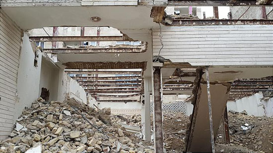 مرگ دردناک کارگر ساختمانی در دهمین روز سال 94 + تصاویر