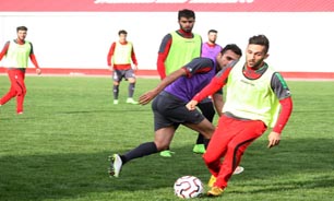 صادقیان با پرسپولیس تمرین کرد
