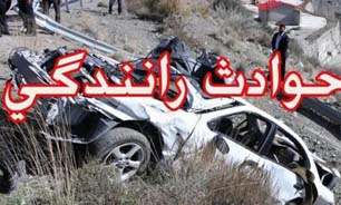 تصادف خونین پیکان با اتوبوس/ راننده پیکان در دم جان باخت