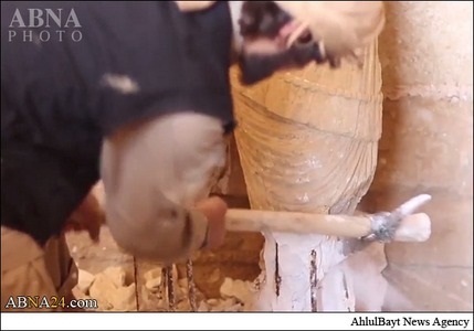 داعش شهر باستانی الحضر را تخریب کرد +تصاویر