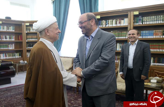 گزارش تصویری از دیدار نوروزی رئیس مجمع تشخیص مصلحت نظام با  مسئولان دفاعی