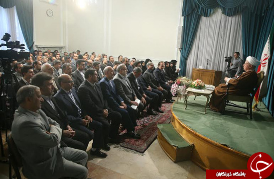گزارش تصویری از دیدار نوروزی رئیس مجمع تشخیص مصلحت نظام با  مسئولان دفاعی