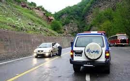 تردد روان و بارش باران در استان مازندران