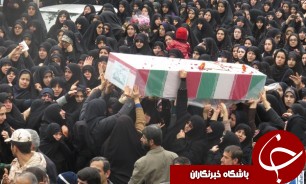 پیکرسرباز شهید مرزبانی در گلستان تشییع می شود