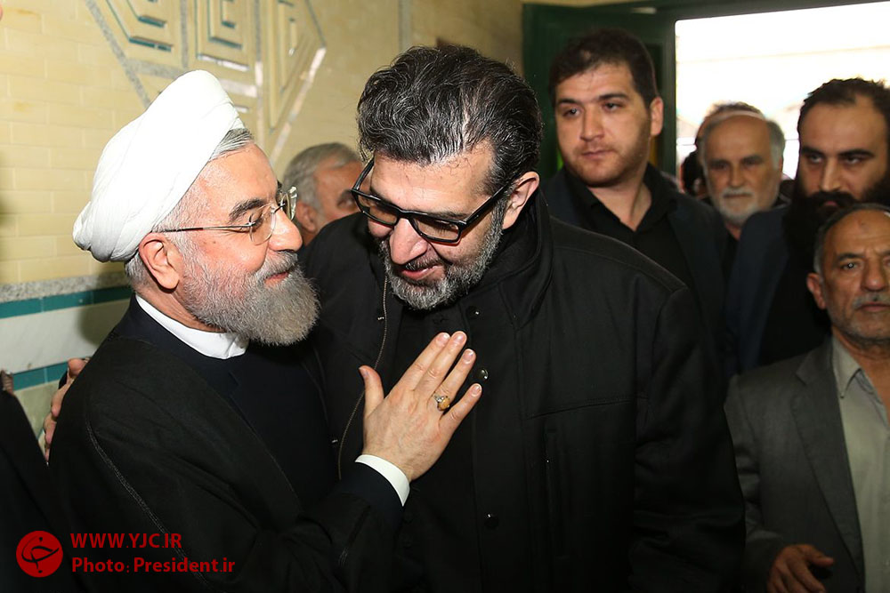 مراسم ختم والده رئیس جمهور در شبستان اعظم امام زاده یحیی در سمنان + تصاویر