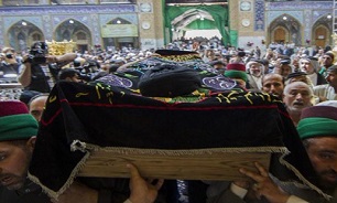 تشییع پیکر علامه بحرالعلوم در کربلای معلی + تصاویر