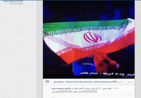 تبریک اینستاگرامی هنرمندان به تیم ملی کشتی