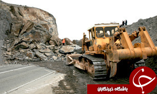 جاده چالوس به علت طغیان رودخانه مسدود شد