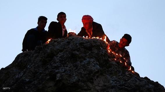 ایزدی ها سال نو را جشن گرفتند/ تصویری