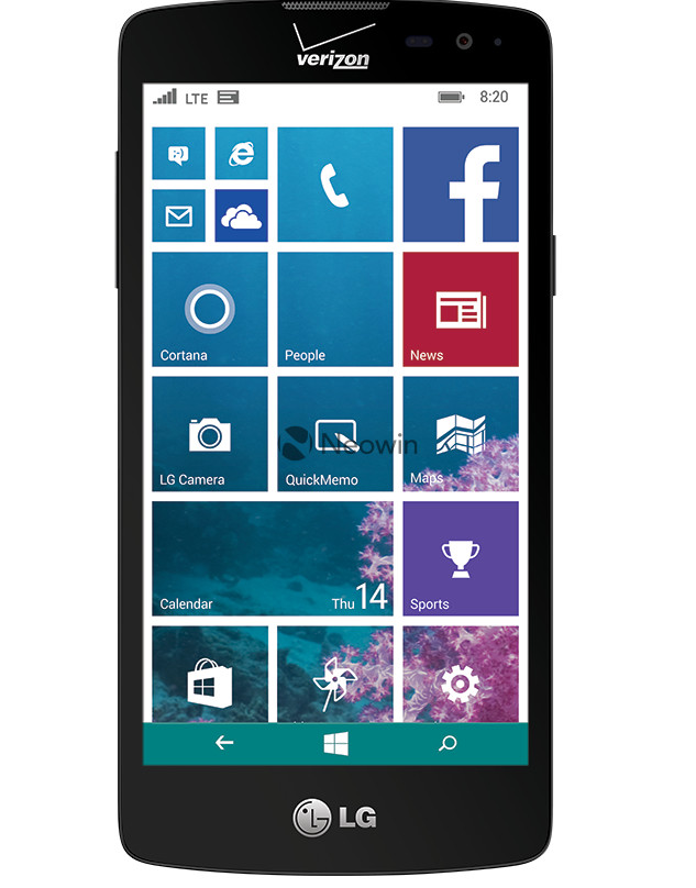 تلفن ویندوز جدید LG برای ورایزون
