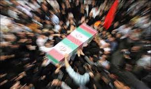 تشییع پیکر مطهر شهید مدافع حرم حضرت زینب(س) در کرمان
