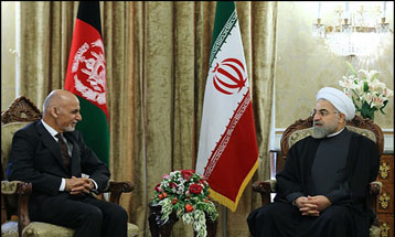 دکتر روحانی: گسترش همکاری اطلاعاتی و امنیتی مشترک ایران و افغانستان در برابر باندهای قاچاق/اشرف&zwnj;غنی: بدون همکاری منطقه&zwnj;ای نمی&zwnj;توان با پدیده شوم داعش مبارزه کرد