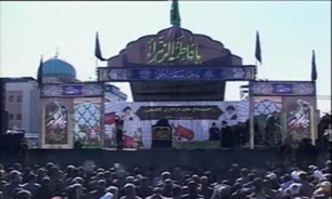 مراسم عزاداری فاطمیه در مشهد مقدس + فیلم