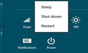ساخت یک shortcut برای sleep کردن کامپیوتر