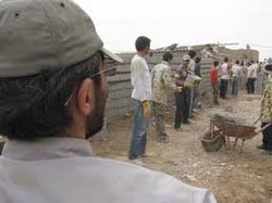 حضور دانشجویان بسیجی ریگان در اردوهای جهادی نوروزی