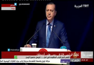 اردوغان:منصب قدرت یا جای من است یا پوتین
