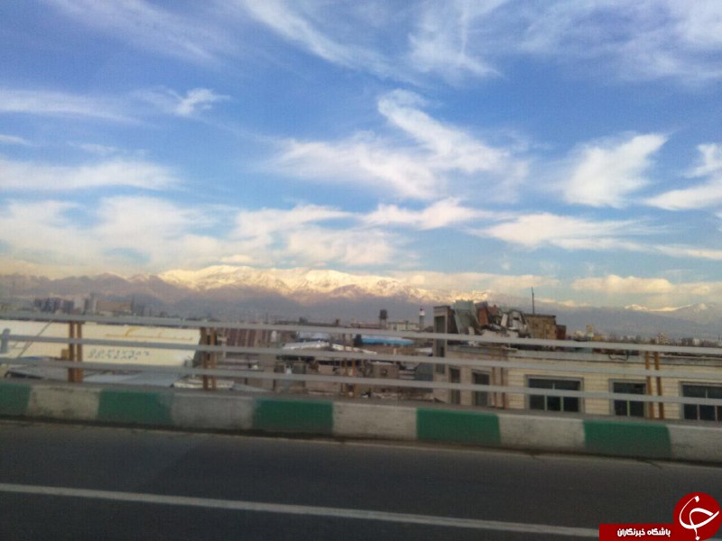 آسمان تهران بعد از ٢٠ روز آلودگی به روایت تصویر