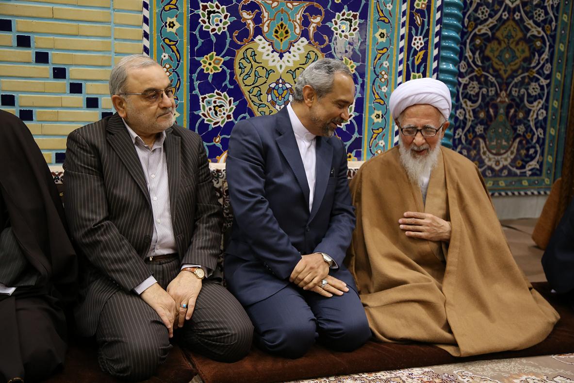 دیدار نهاوندیان با برخی مراجع وعلمای قم + تصاویر