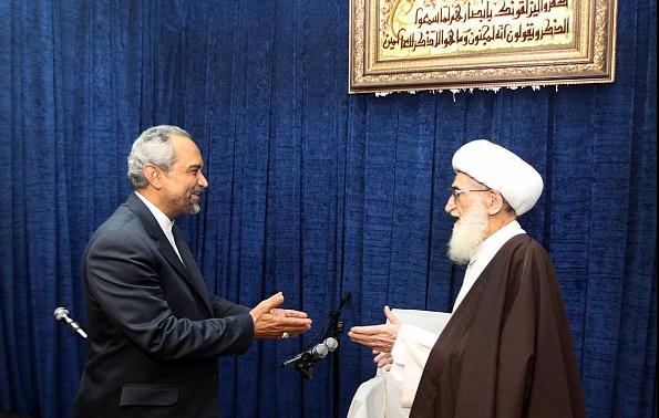 دیدار نهاوندیان با برخی مراجع وعلمای قم + تصاویر