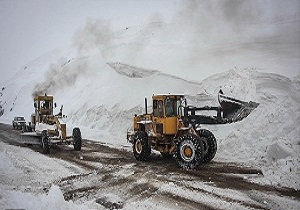 انسداد محور سنندج ـ قروه به دلیل بارش برف و کولاک
