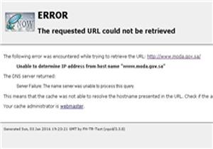 سایت وزارت دفاع عربستان هک شد