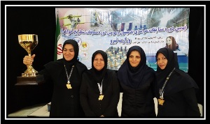 بدمینتونیست های زنجانی برسكوی نخست مسابقات بدمينتون بانوان وزارت نيرو