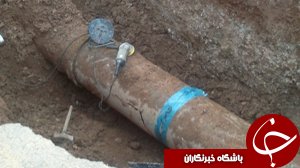 تعمیر 12 ساعتی خط انتقال آب دارخوین-شادگان