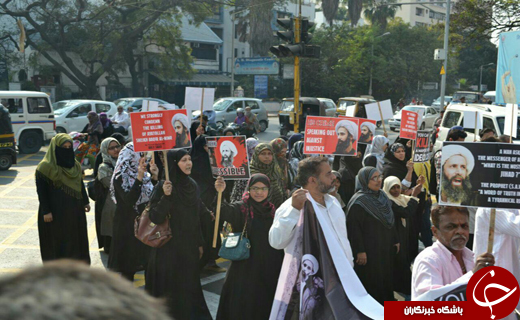 اعدام شیخ نمر مسلمانان هند را به خیابان&zwnj;ها کشاند + تصاویر