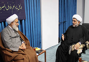 دیدار عضو مجمع علمای مقاومت اسلامی لبنان با نماینده ولی فقیه در استان قزوین