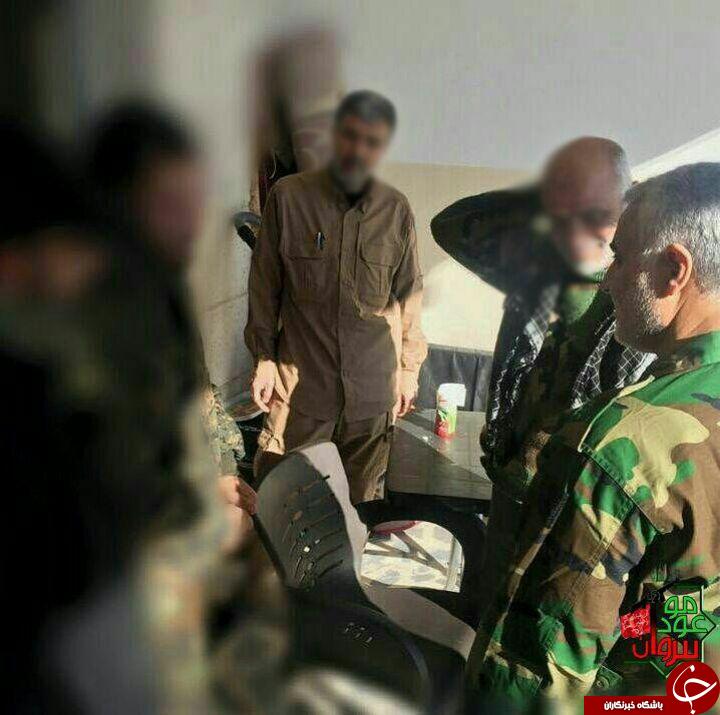 سردار سلیمانی در لباس رزم +عکس